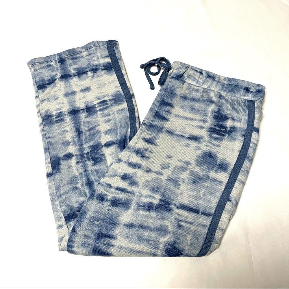 Lucky Brand Blue Tie Dyed Soft Lounge Pants - Picture 3 of 12